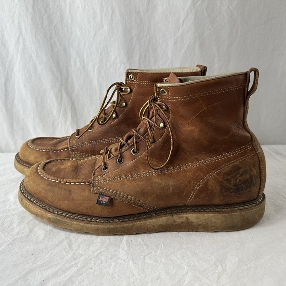 thorogood Other - Thorogood 6" American Heritage Moc Soft Toe Work Boots 814-4200 Men's Size 15 D!